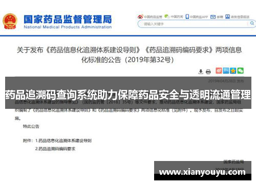 药品追溯码查询系统助力保障药品安全与透明流通管理